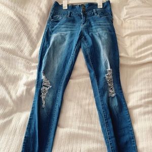 High waisted blue denim jeans from Rue 21